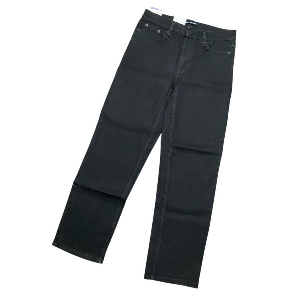 Calvin Klein Women's Jeans Black High Rise Stretch Size 4 NWT